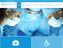 Tablet Screenshot of drmspine.com